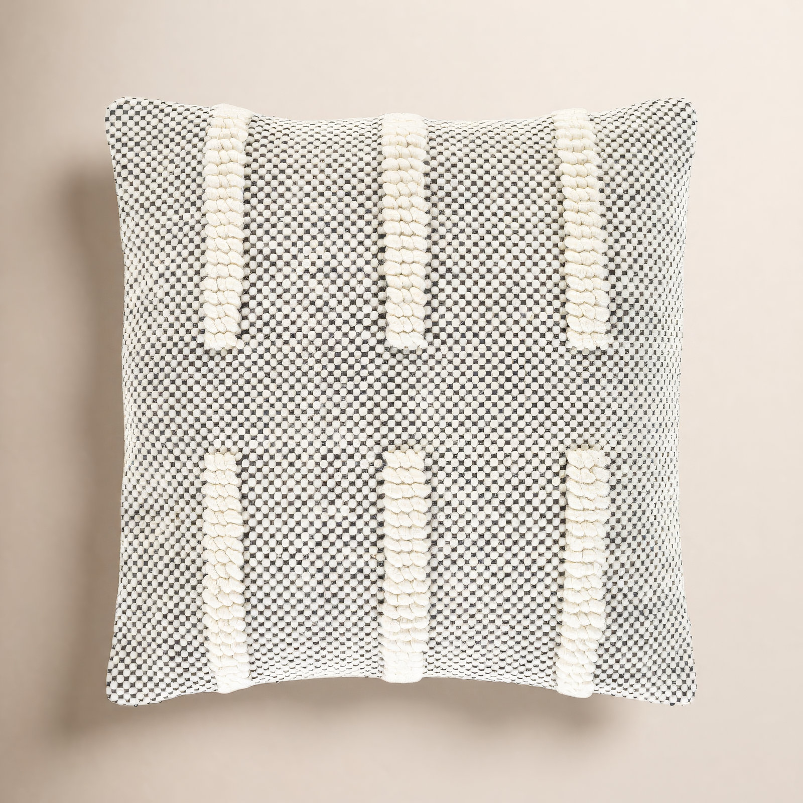 Sefarina Striped Cotton Throw Pillow, 18" H x 18" W, No Fill