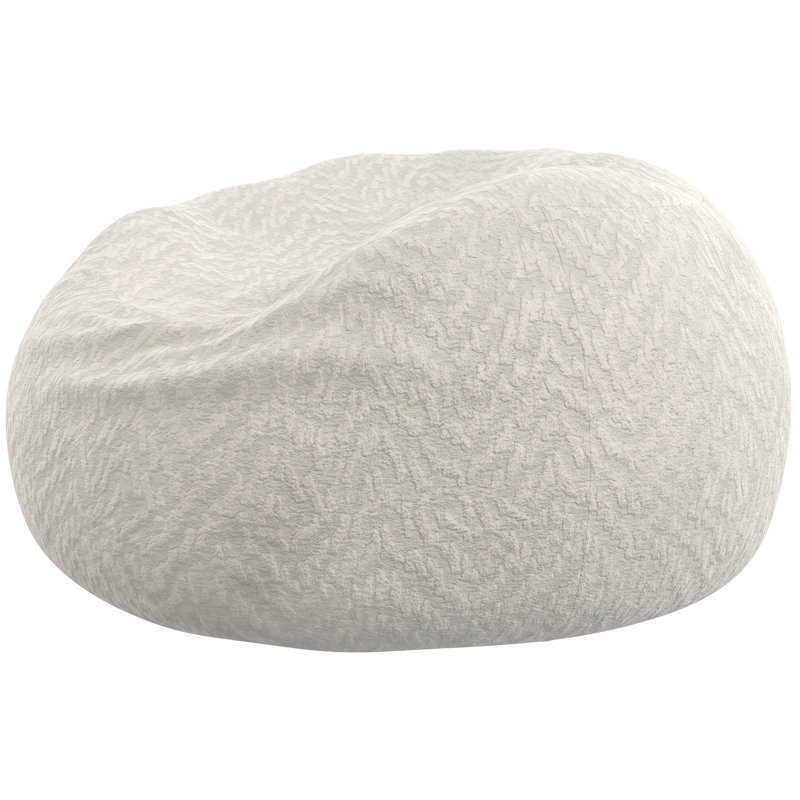 Sac confort Boonville, Polyester crème