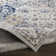 Tapis bleu marine / brun clair Dupras