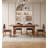 Rectangular French-style retro all-solid-wood dining table-110743678