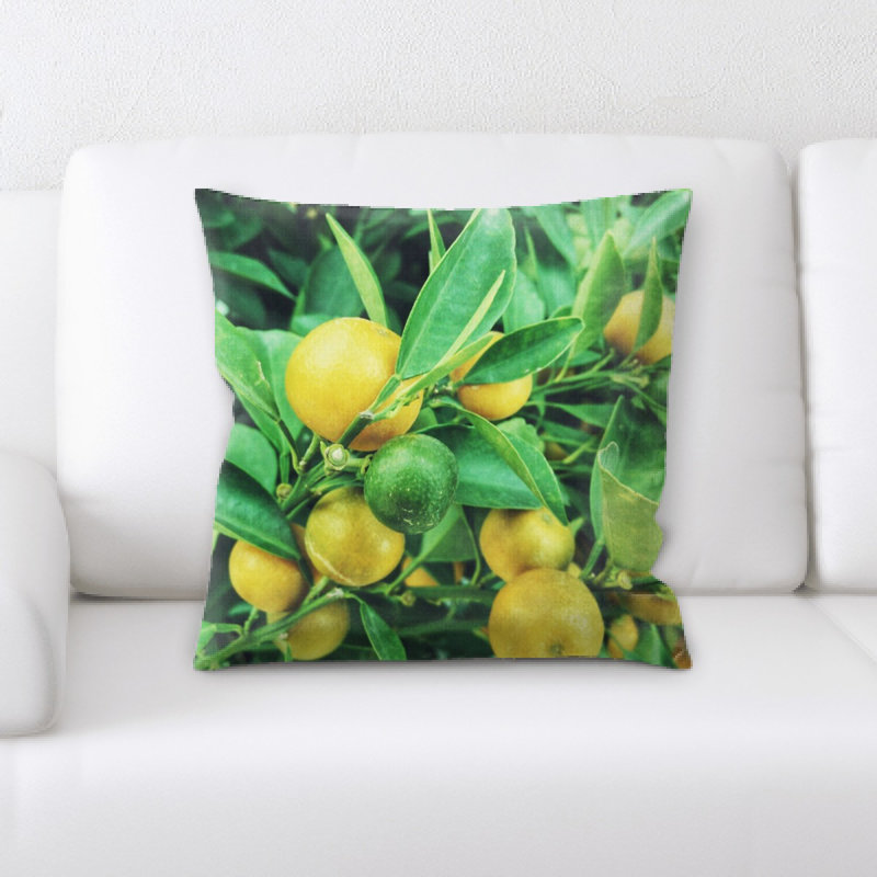 Microsuede Throw Pillow