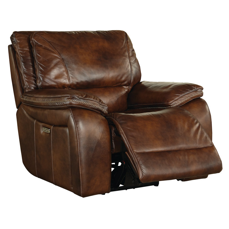 Fauteuil inclinable standard en cuir à jeu zéro Ajhar