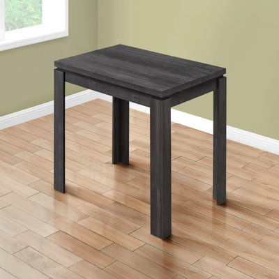 Dining Table, 60" Rectangular, Kitchen, Dining Room, Black Laminate, Contemporary, Modern