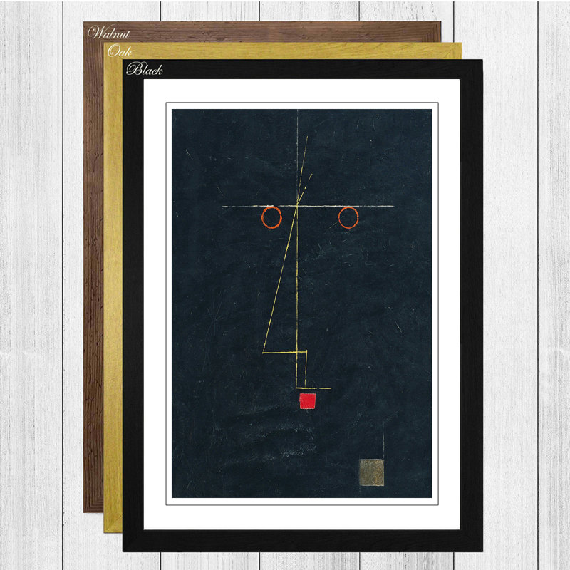 Paul Klee - Single Picture Frame Painting, Black