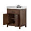Beckett 30" Freestanding Single Bathroom Vanity with Quartz Top-1891304450-1891304454-1901793711