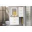 Armoire flottante murale 24 po avec armoire latérale, meuble-lavabo rectangulaire, petit lavabo de salle de bain avec trou de robinet simple et trop-plein, armoire de salle de bain moderne avec lavabo en céramique-1272428087