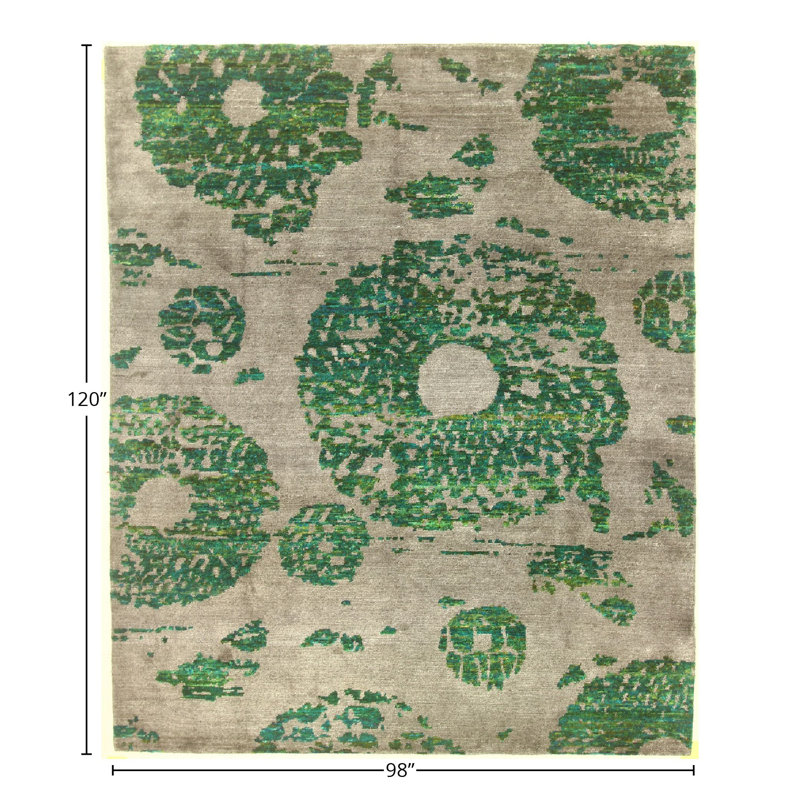 Hand Knotted Abstract Rug