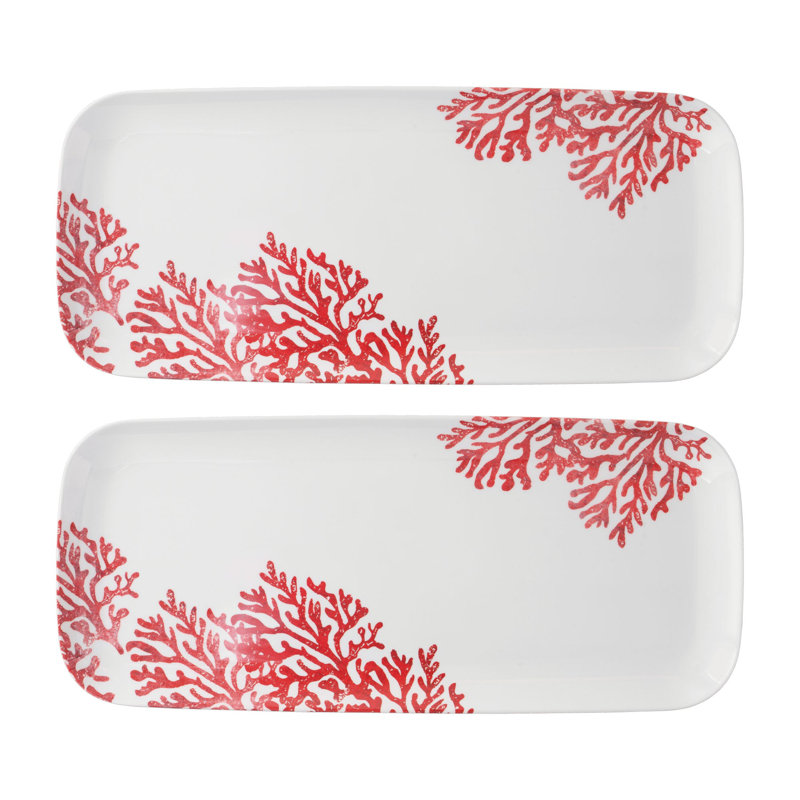 Ensemble 2 pièces corail rouge 15 po