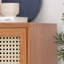 Armoire à chaussures simple en rotin simple-2140368658