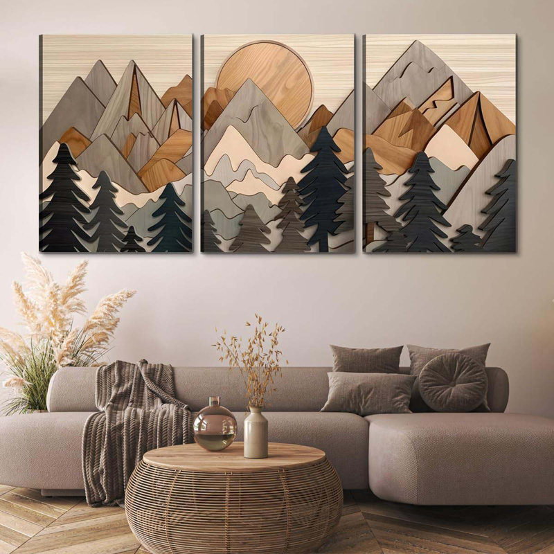 3 Piece Wrapped Canvas Print