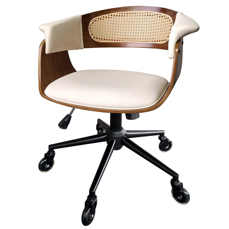 Chaise de bureau Kalene, Beige