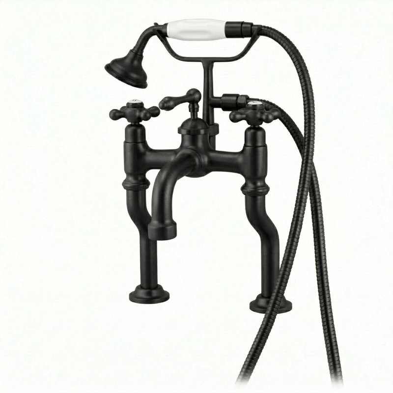 Robinet de baignoire Offset, Bronze huilé
