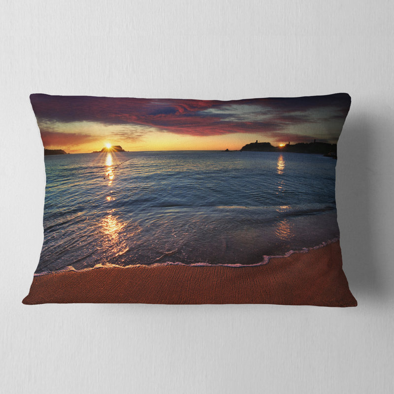 Coussin lombaire magnifique à coucher de mer