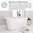 67'' X 31'' Acrylic Freestanding Soaking Bathtub-105532376
