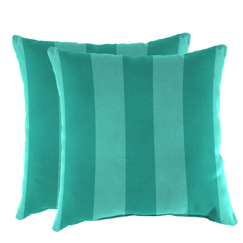 16" x 16" Outdoor Throw Pillow, Preview Lagoon