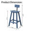Tabouret de bar 28,74 po Pelemon-1072220212