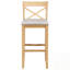 Ensemble de salle à manger rectangulaire en bois avec 2 chaises-409046677-409046683-409046685