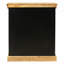 Armoire de bureau Javarrius avec 3 tiroirs et structure en métal, chêne brun et noir