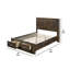 Lit plateforme avec rangement Jare-205379809