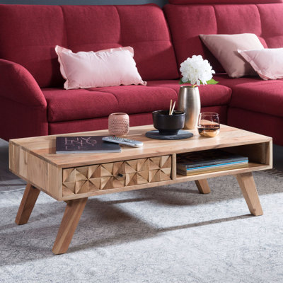 Doud Solid Wood Solid Wood Coffee Table
