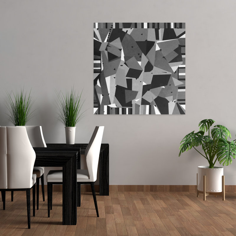 Art contemporain, art contemporain abstrait, H 36 po x l 36 po