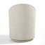 Integrated Barrel Armless Swivel Fabric Dining Chair-1588366704