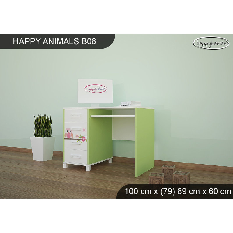 100cm Writing Desk, Green