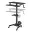 Chariot pour ordinateur portable avec roulettes H 51,3 po x l 32,75 po