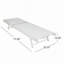 Outdoor Chaise Lounge Set of 2, 5-Position Adjustable Backrest Steel Frame with Textilence Seat, Patio Poolside Reclining Chairs