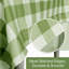 Nappe PEVA imperméable Buffalo Gingham avec envers en flanelle, repas intérieur et extérieur-131239451-131239452