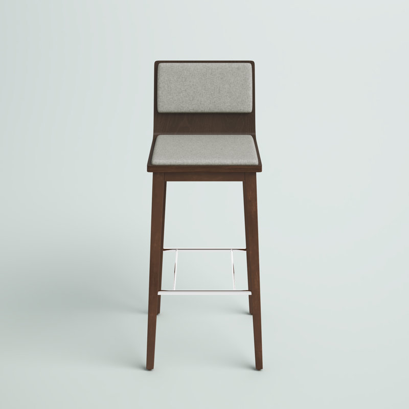 Tabouret Sawyer, Laine argentée, Tabouret de bar (assise de 30 po de hauteur)