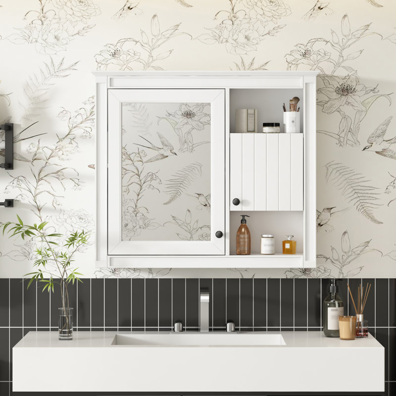 Armoire murale 32 po avec miroir