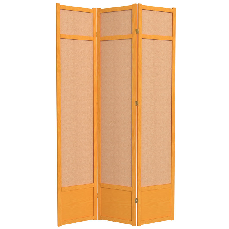 Cloison pliante Clarke, Noir, 3 panneaux