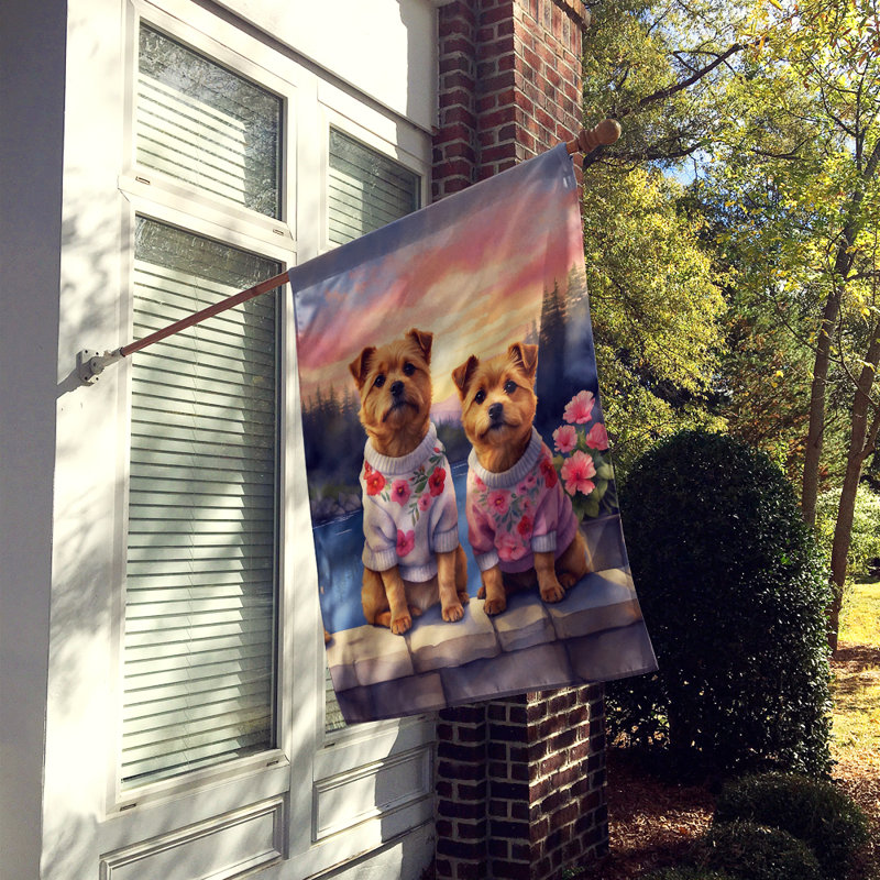 Double Sided 40'' H x 28'' W Polyester Valentine's Day House Flag