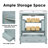 30" Green Bathroom Vanity Sink Combo | Solid Wood Frame Storage