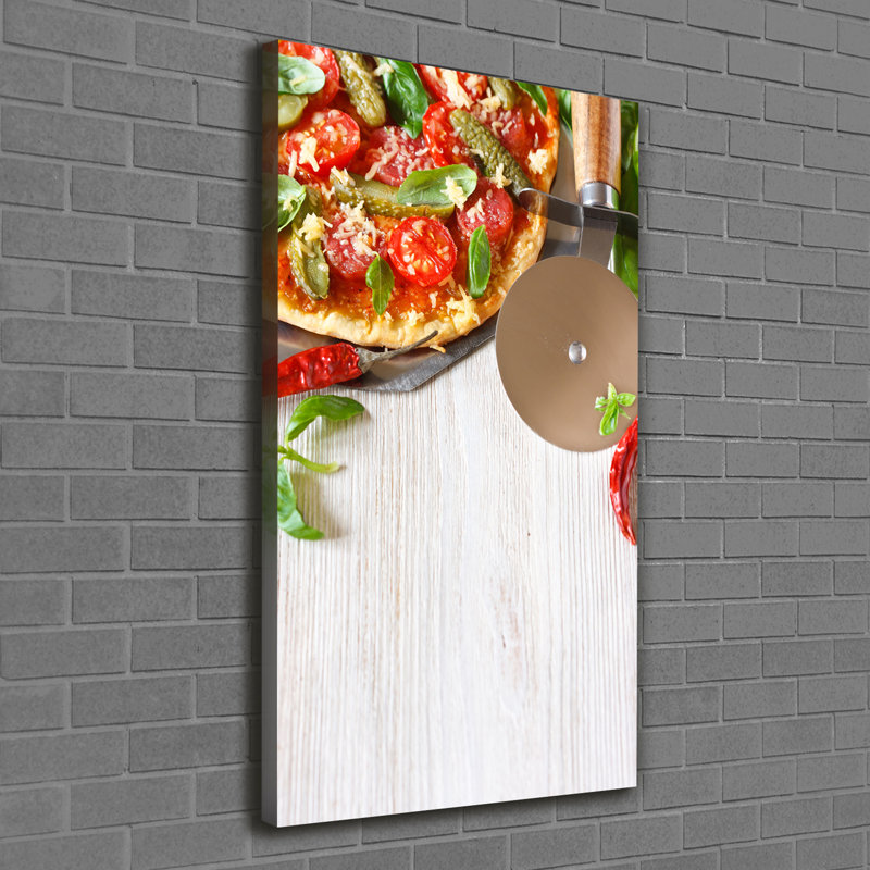 Davisboro Pizza - Wrapped Canvas Print