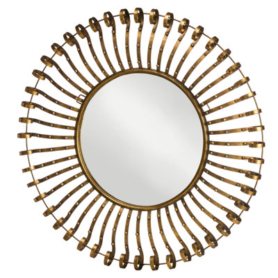 Randy Metal Flat Wall Mirror
