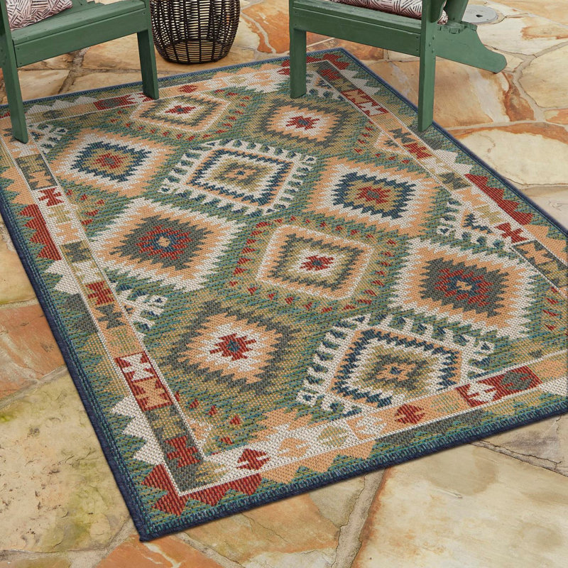 Brockton Moroccan Indoor / Outdoor Rug, Rectangle 5'3" x 7'7"