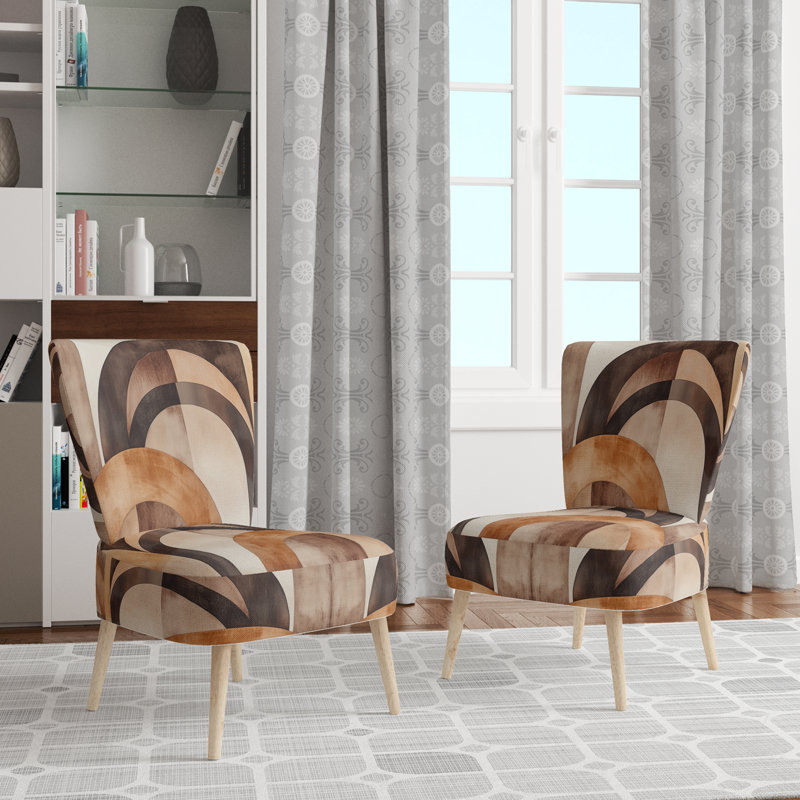 Upholstered Accent Chair, Side Chair Armless