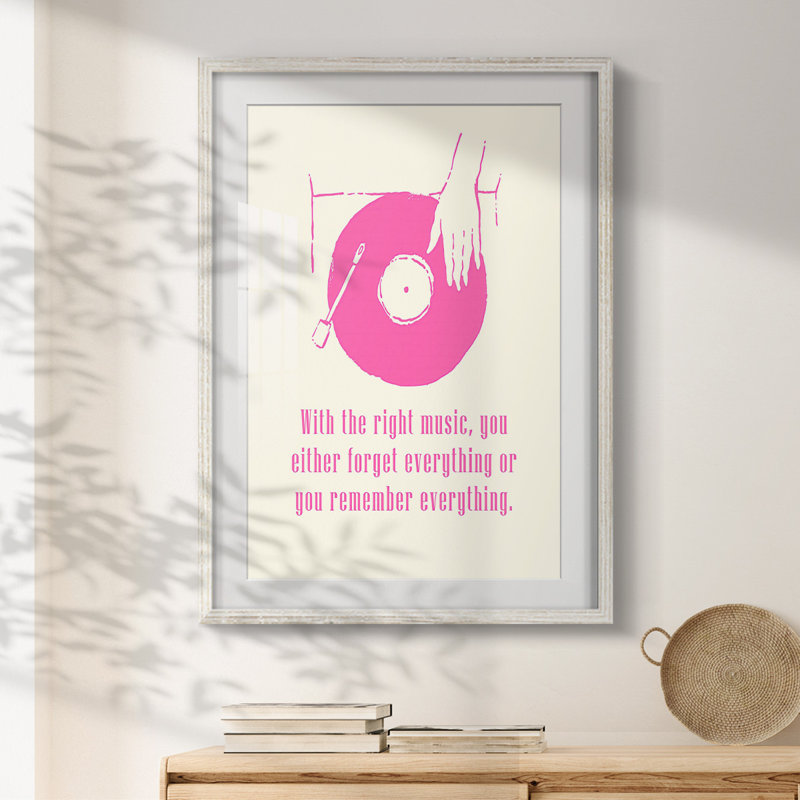 Sweet Melody I -Framed Print, 25.5" H x 17.5" W, White