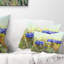 Coussin Cornflowers en pleine floraison - imprimé floral