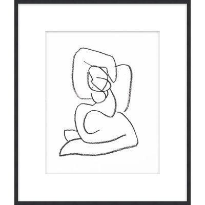 Linear Figures 6 Framed Print