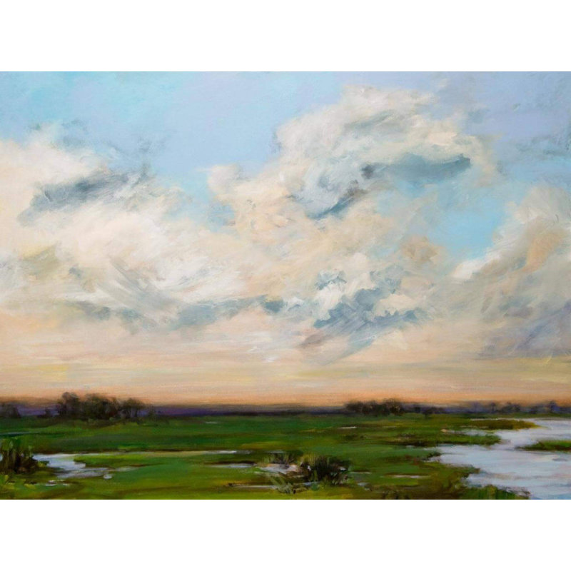 Solace II - Artist Enhanced Canvas Print, Black Framed Canvas, 21.5" H x 25.5" W x 1.75" D