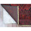 Tapis de couloir rouge en laine noué à la main 2 pi 8 po x 6 pi 6 po Andkhoy