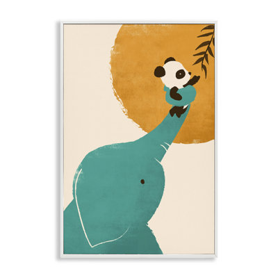 «Elephant & Panda Friends», estampe numérique par Jay Fleck