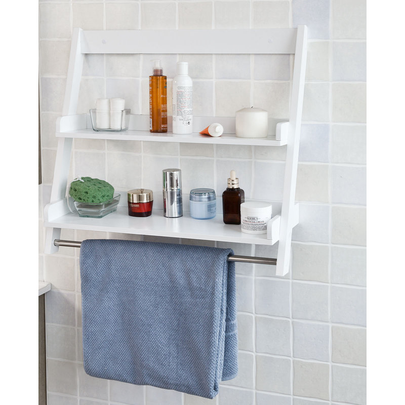 Kiska Wood 1 Wall Towel Rack