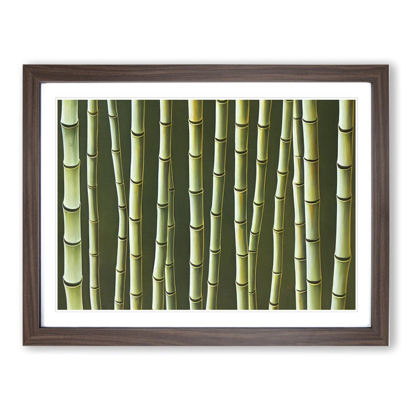 Ultimate Bamboo Forest - Framed Print, 34cm H x 46cm W x 2cm D, Walnut Framed