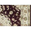 Hand-Knotted High-Quality Maroon and Beige Area Rug