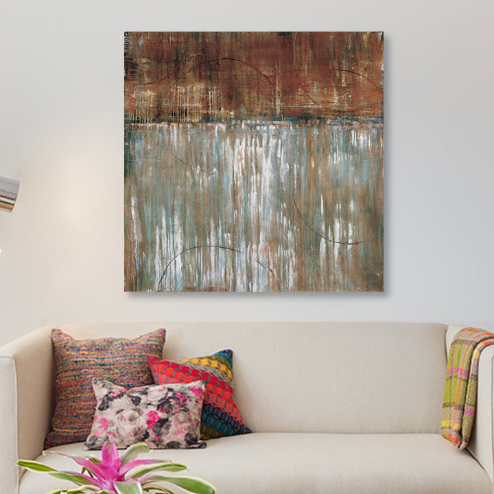 « acier arcs », impression sur toile, H 26 po x l 26 po x P 1,5 po, Pas de tapis, Toile tendue