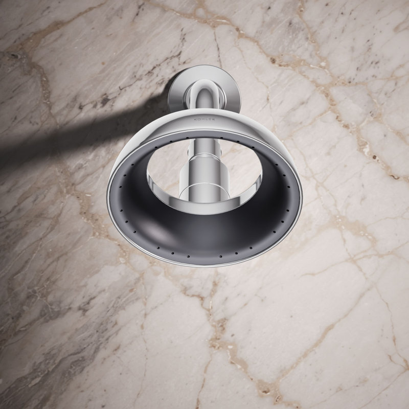 Statement Ves Single-Function Showerhead 1.5 Gpm, Polished Chrome